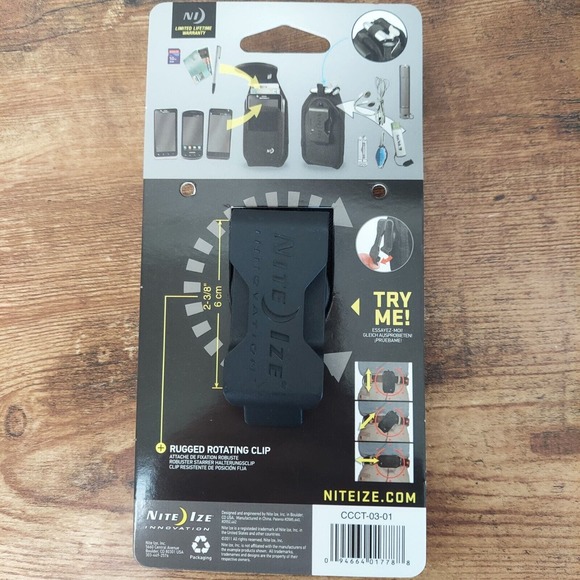 Nite Ize Universal Cargo Case w/Rotating Clip Utility Camp Holster Pouch Tall - Picture 6 of 6